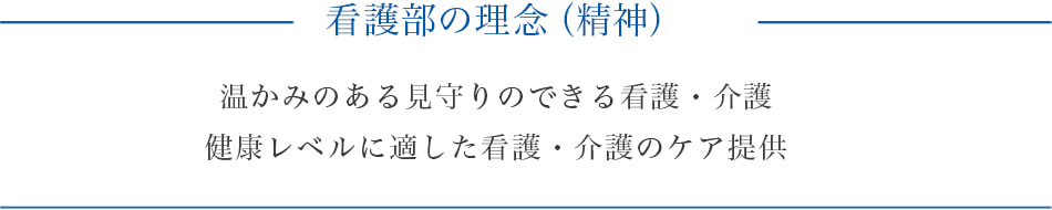 看護部の理念（精神）